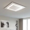Plafoniere Moderne-Top Light carpet bianco plafoniera led 91w 70cm design moderna
