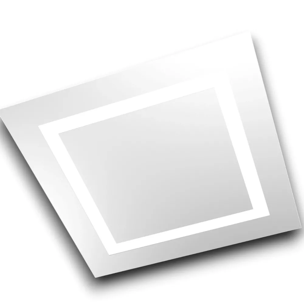 Plafoniere Moderne-Top Light carpet bianco plafoniera design quadrato