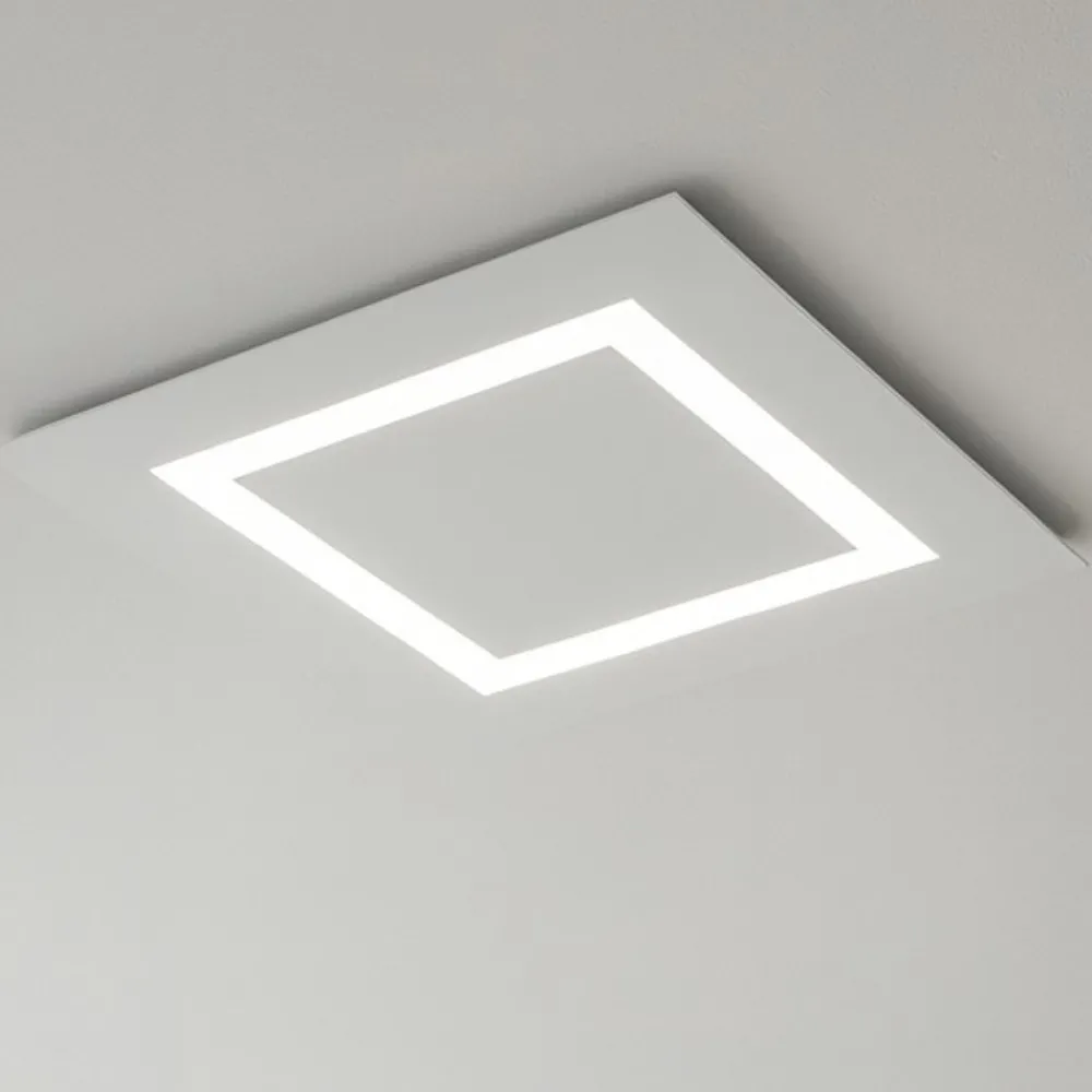 Plafoniere Moderne-Top Light carpet bianco plafoniera moderna