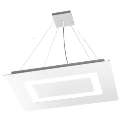 Lampadari Moderni-Top Light carpet lampadario design moderno bianco per ufficio