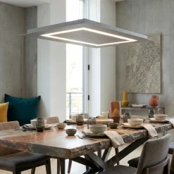 Lampadari Moderni-Top Light Toplight carpet lampadario pertavolo da pranzo moderno 60w grigio