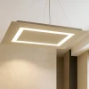 Lampadari Moderni-Top Light Toplight carpet lampadario 91w sabbia per soggiorno moderno rettangolare
