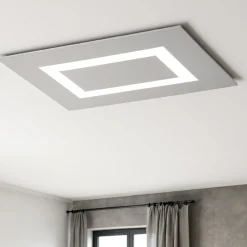 Plafoniere Moderne-Top Light carpet plafoniera led 60w grigio design moderno
