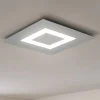 Plafoniere Moderne-Top Light Toplight carpet plafoniera quadrata grigio moderna