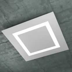 Plafoniere Moderne-Top Light carpet plafoniera quadrata moderna grigio design moderna