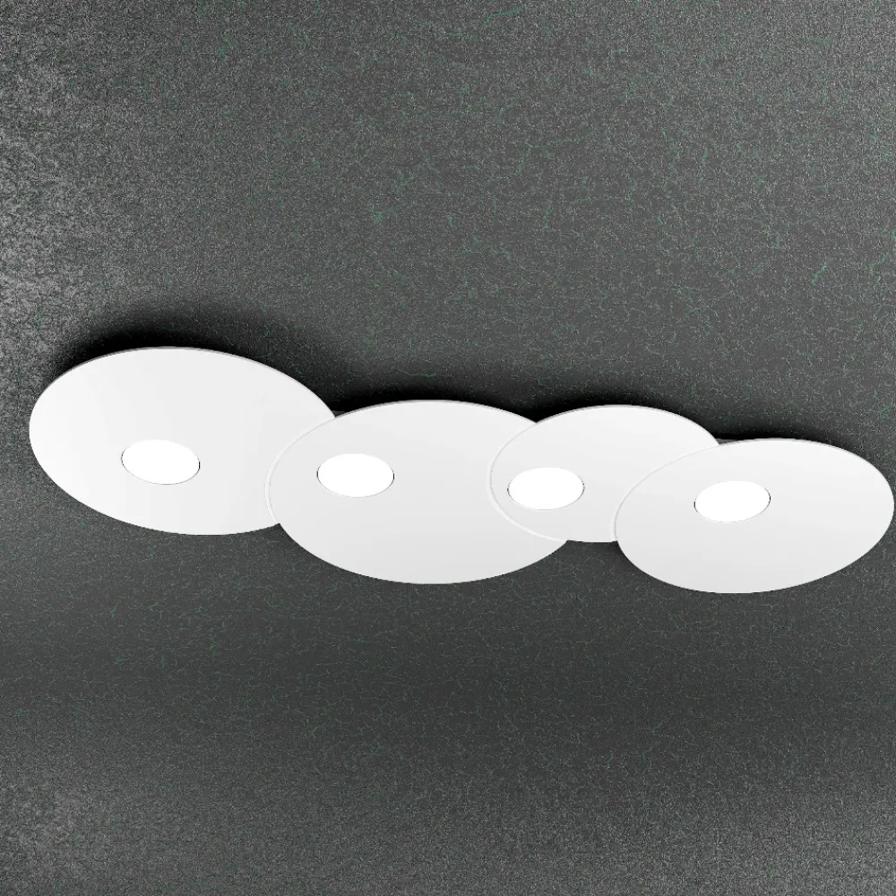 Plafoniere Moderne-Top Light Toplight cloud plafoniera bianca design moderna