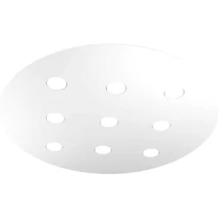 Plafoniere Moderne-Top Light Toplight cloud plafoniera bianca da cucina moderna rotonda