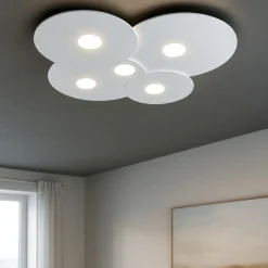 Plafoniere Moderne-Top Light cloud plafoniera moderna bianca