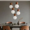 Lampadari Moderni-Top Light cottage 5 luci terra rossa lampadario per soggiorno moderno
