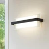 Applique Da Parete-Top Light cross applique nero moderno
