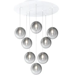 Lampadari Moderni-Top Light Toplight eclipse lampadario moderno sfere vetro per soggiorno