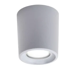 Faretti Da Esterno-Top Light faretto da esterno pisa grigio cilindro anti corrosione