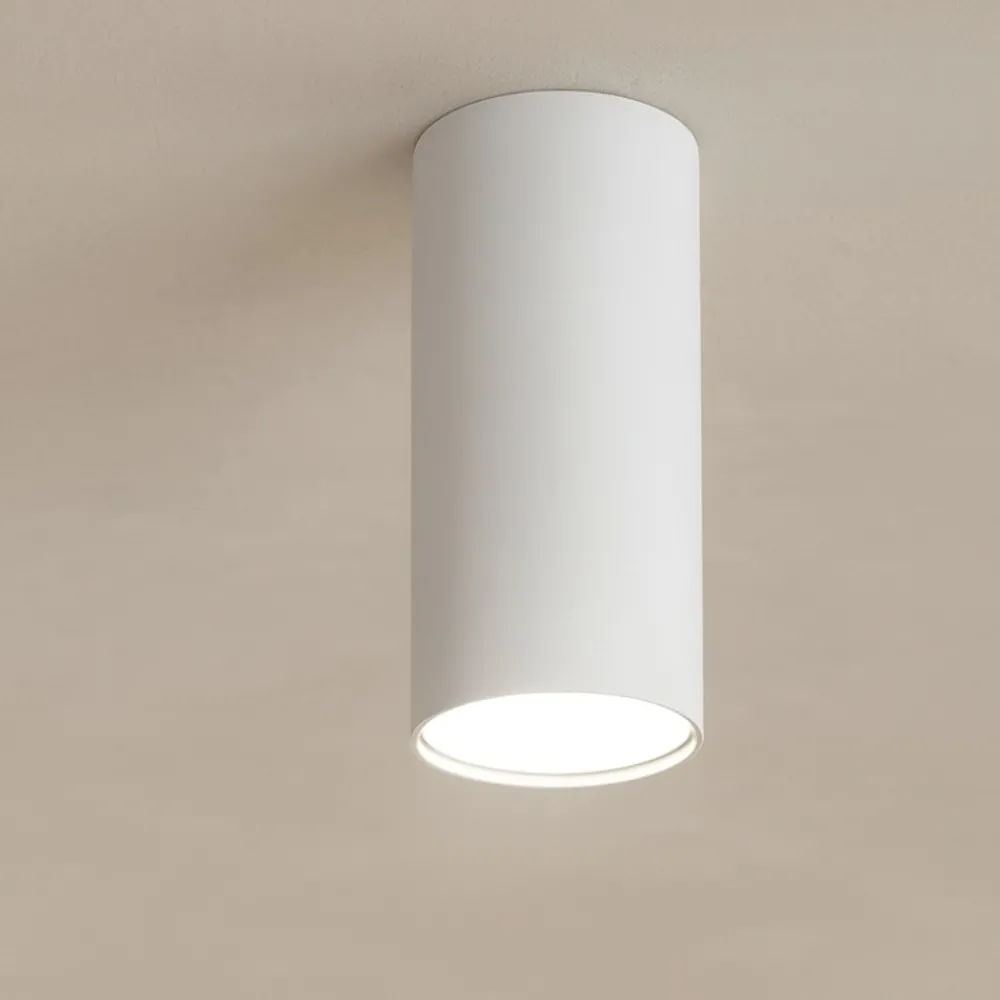 Faretti Da Soffitto-Top Light faretto da soffitto cilindro bianco 25cm