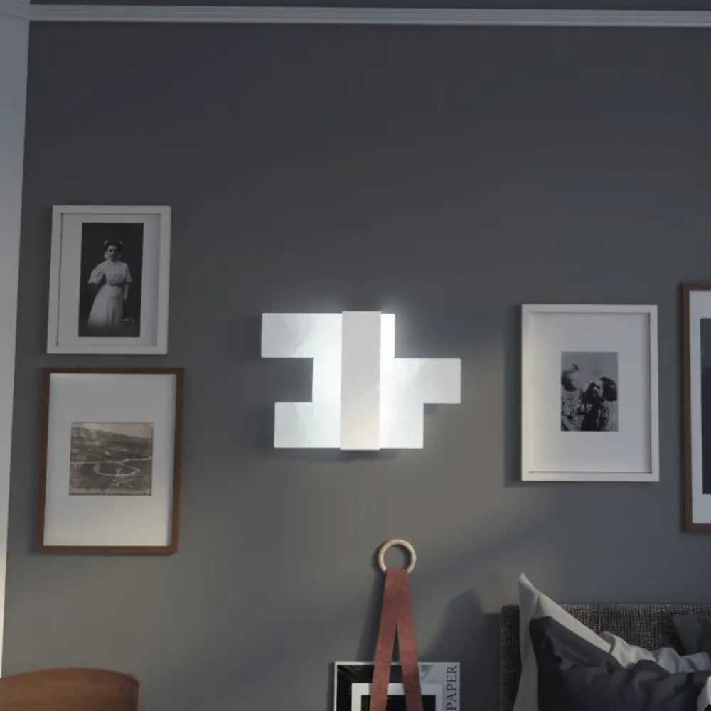 Applique Da Parete-Top Light Toplight flight applique led 3000k e 4000k bianca moderna per soggiorno