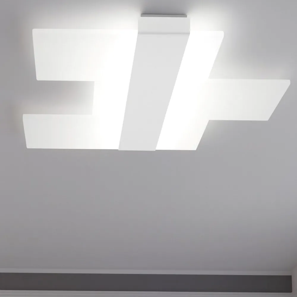Plafoniere Moderne-Top Light Toplight flight plafoniera camera da letto led 40w moderna 3000k 4000k