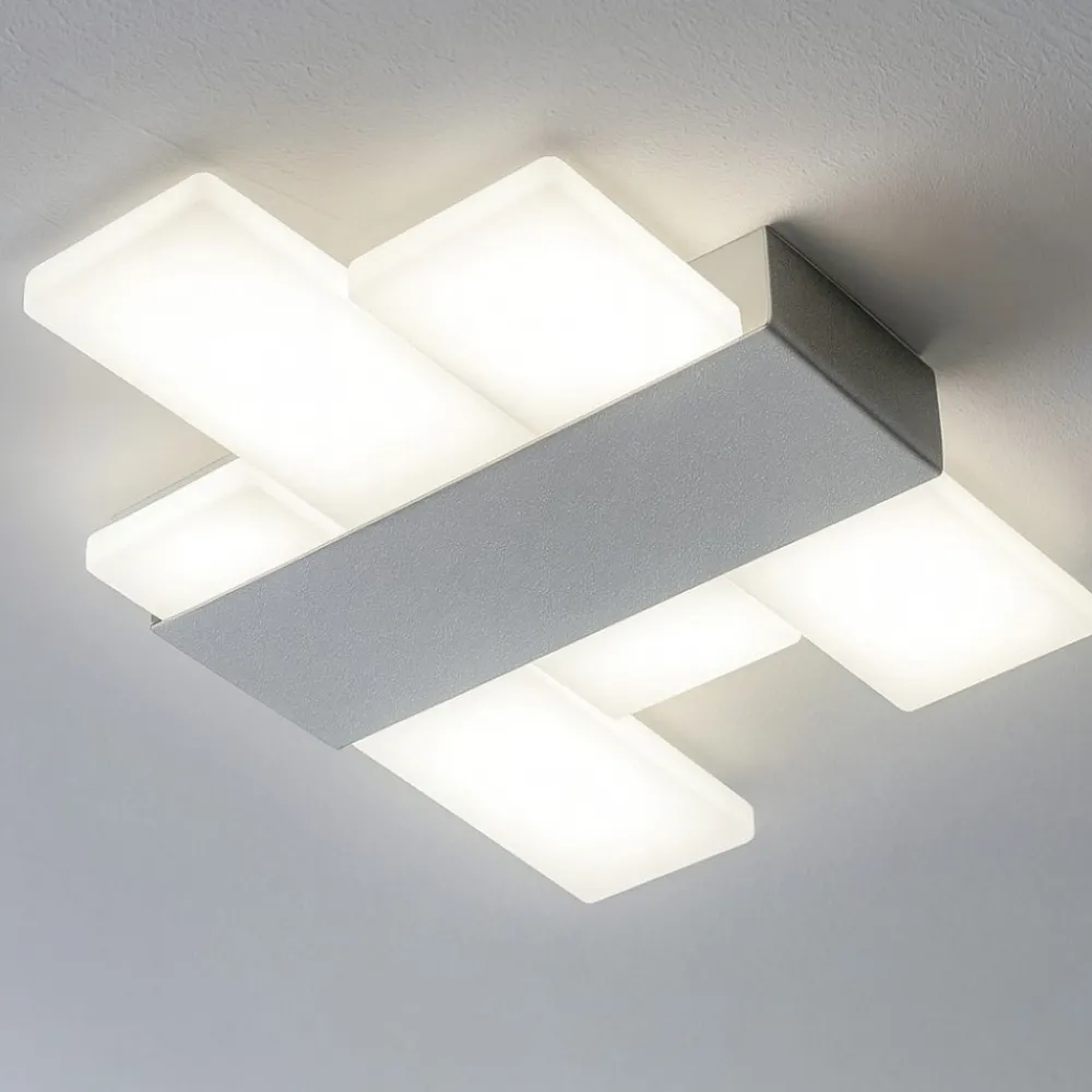 Plafoniere Moderne-Top Light Toplight flight plafoniera per camera da letto led 3000k 4000k silver