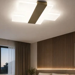 Plafoniere Moderne-Top Light flight plafoniera per camera da letto oro led 40w 3000k 4000k