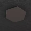 Accessori-Top Light hexagon piastra metallica decorativa marrone