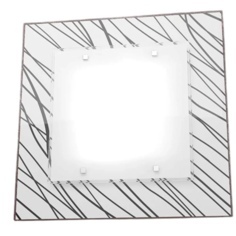 Plafoniere Moderne-Top Light Toplight illuminazione scraps plafoniera per camera da letto quadrata