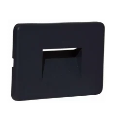 Segnapasso Led-Top Light intro nero segnapasso da incasso a parete per esterno led cct ip65