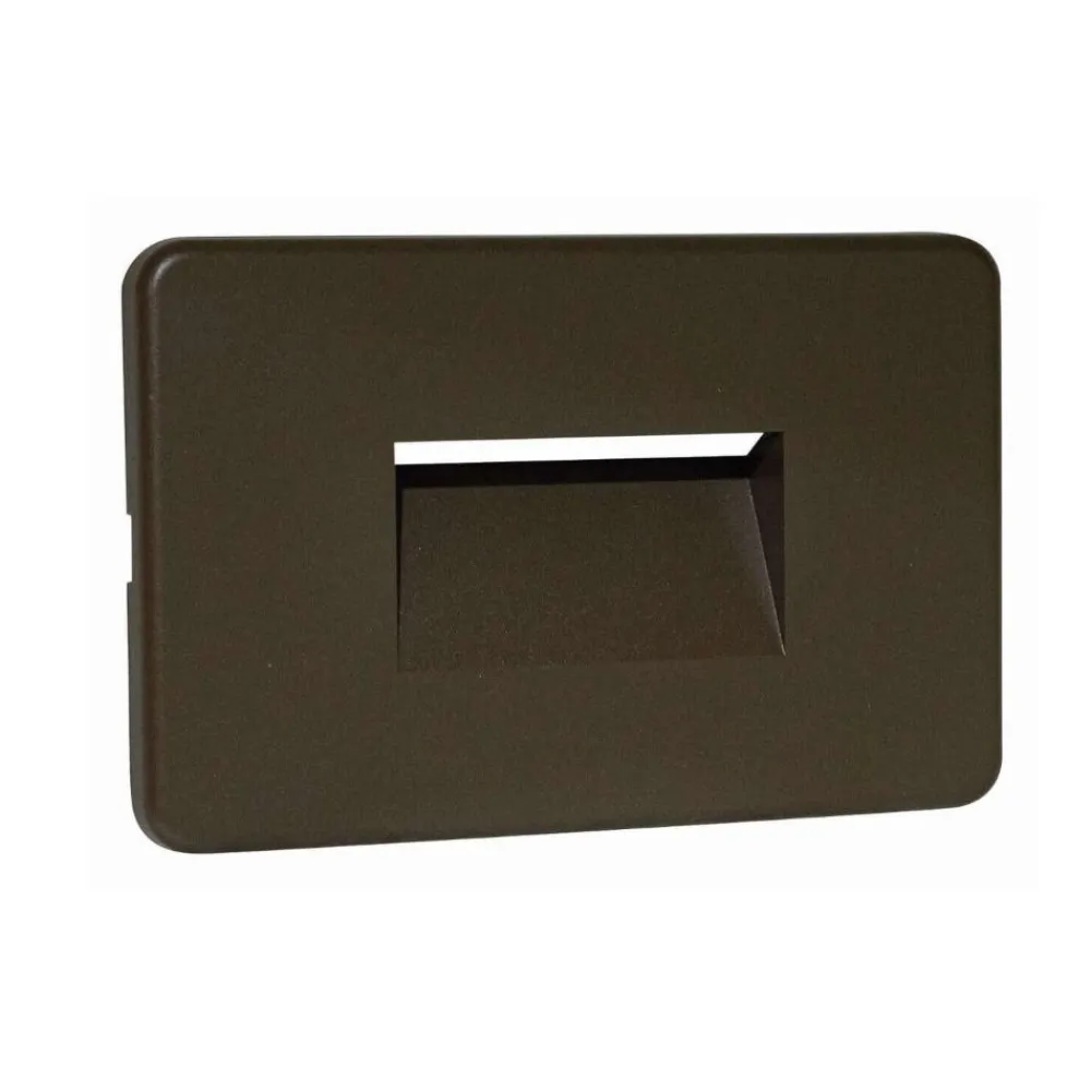 Segnapasso Led-Top Light intro segnapasso led da incasso a parete marrone per esterno ip65