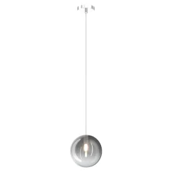 Lampade A Sospensione-Top Light Toplight lampada a sospensione per isola design sfera fume