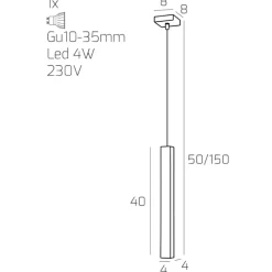 Lampade A Sospensione-Top Light Toplight lampada a sospensione per isola mooderna cilindro sabbia