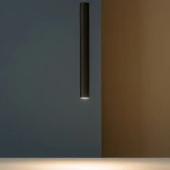Lampade A Sospensione-Top Light Toplight lampada a sospensione cilindro per isola cucina marrone