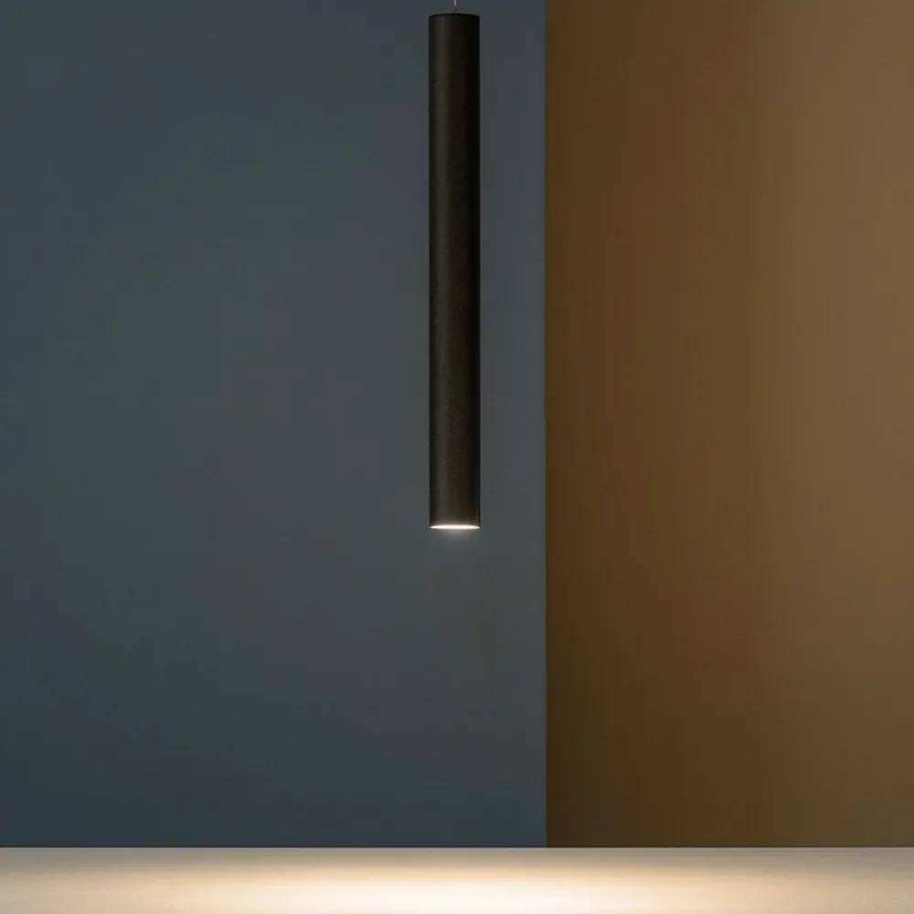 Lampade A Sospensione-Top Light Toplight lampada a sospensione cilindro per isola cucina marrone