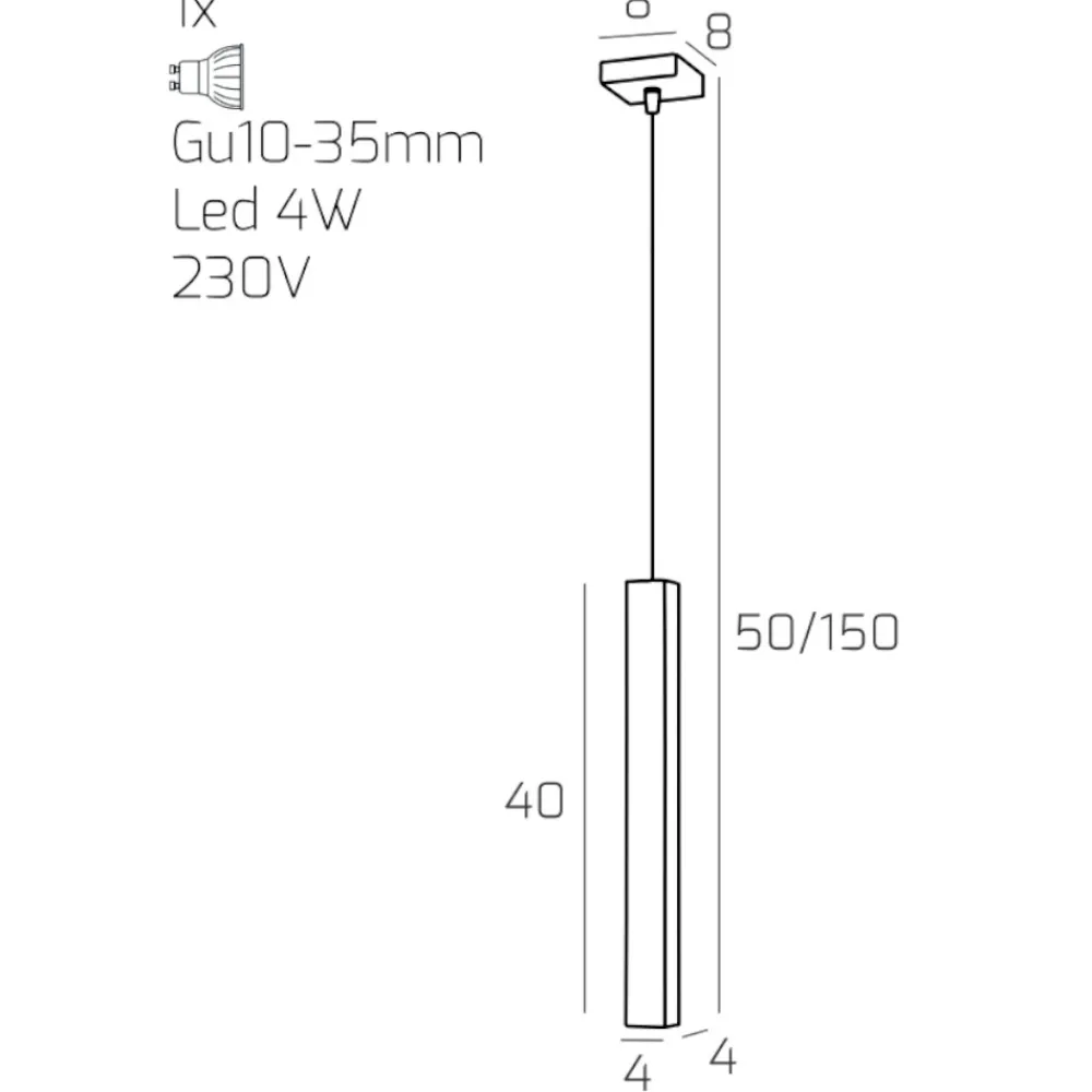 Lampade A Sospensione-Top Light Toplight lampada a sospensione per isola isola penisola cucina squadrata grigio