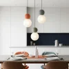Lampadari Cucina-Top Light lampadario da cucina moderna 3 luci sfere multicolor