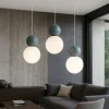 Lampadari Moderni-Top Light lampadario 3 luci cottage decentrate sfere blu
