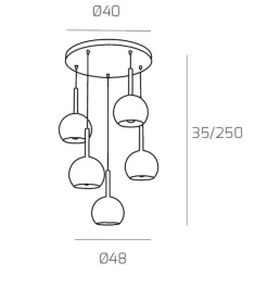 Lampadari Moderni-Top Light lampadario moderno per soggiorno vetri oro