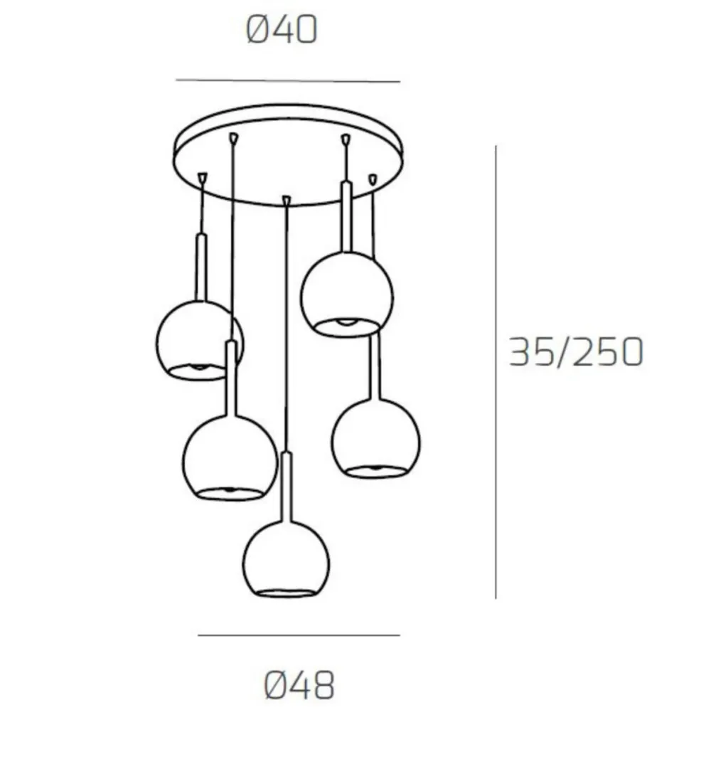 Lampadari Moderni-Top Light lampadario moderno per soggiorno vetri oro