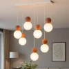 Lampadari Moderni-Top Light lampadario moderno cottage 7 luci terra rossa
