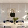 Lampadari Cucina-Top Light lampadario per cucina vetri trasparenti