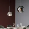 Lampadari Moderni-Top Light lampadario per soggiorno moderno vetri trasparente cromo