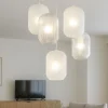 Lampadari Moderni-Top Light lampadario vetri a grappolo trasparenti moderno
