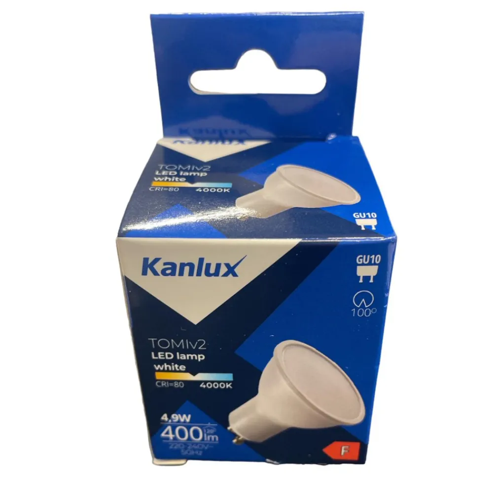 Lampadine Led-Top Light Toplight lampadina led gu10 5w 4000k 400lm ottica 100