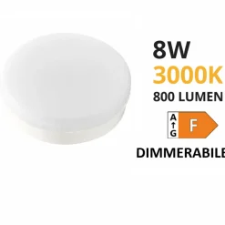 Lampadine Led-Top Light Toplight lampadina led gx53 dimmerabile 3000k 800 lumen