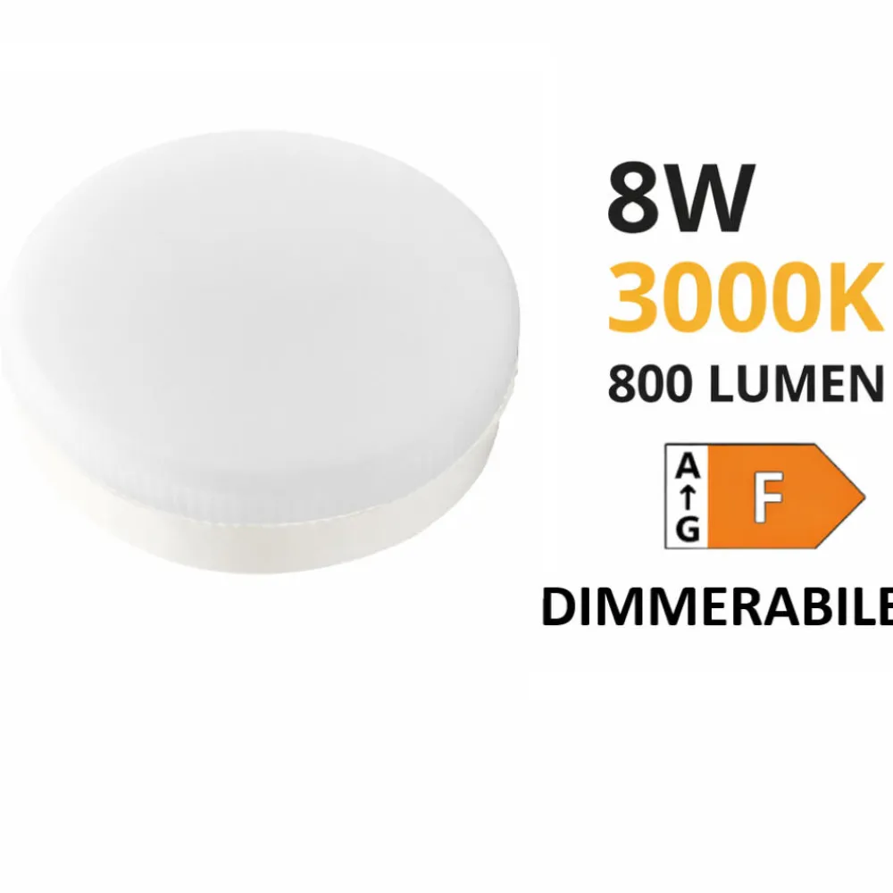 Lampadine Led-Top Light Toplight lampadina led gx53 dimmerabile 3000k 800 lumen