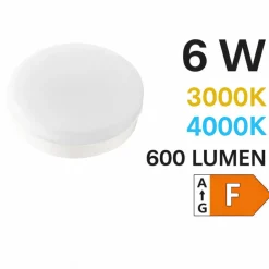 Lampadine Led-Top Light Toplight lampadina led gx53 6w 3000k-4000k 600 lumen