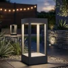 Lampioni Da Giardino-Top Light lampioncino da giardino monaco antracite led 10w 3000k ip54