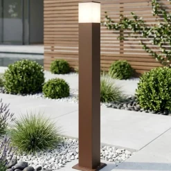Lampioni Da Giardino-Top Light lampione corten da giardino nizza moderno ip44