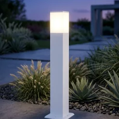 Lampioni Da Giardino-Top Light lampione da giardino nizza moderno bianco ip44