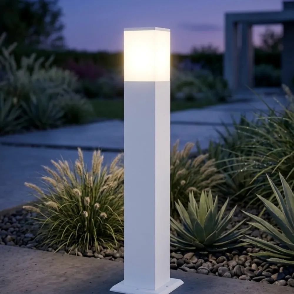 Lampioni Da Giardino-Top Light lampione da giardino nizza moderno bianco ip44