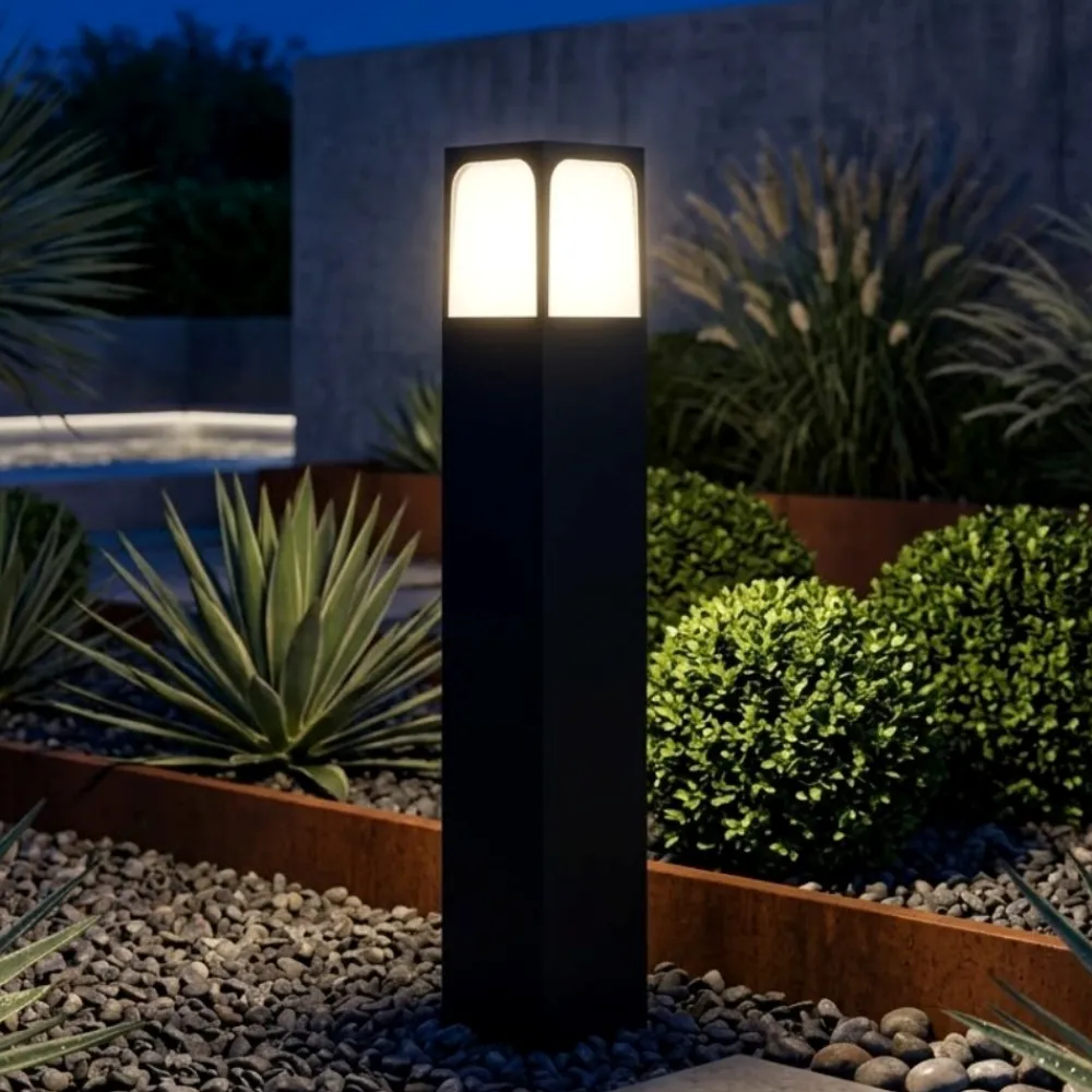 Lampioni Da Giardino-Top Light lampione da giardino york moderno antracite ip54