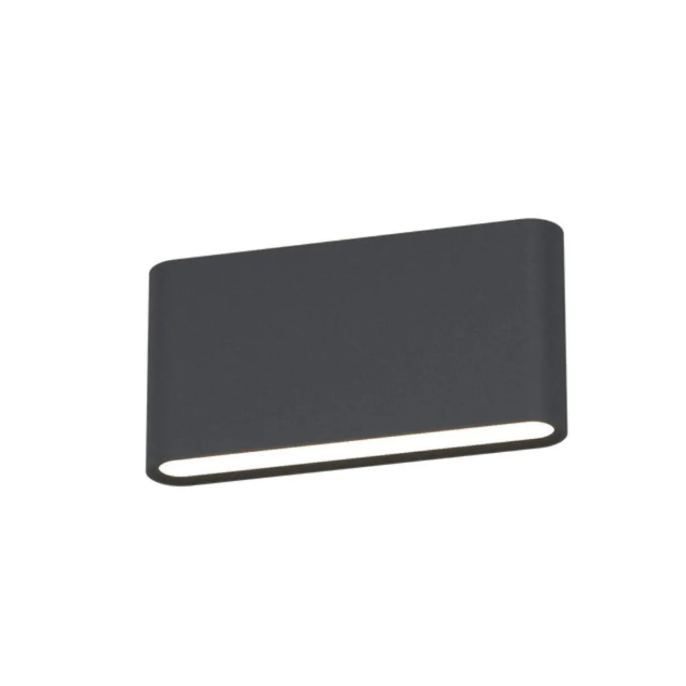 Applique Da Esterno-Top Light lima applique per esterno antracite led 10w cct