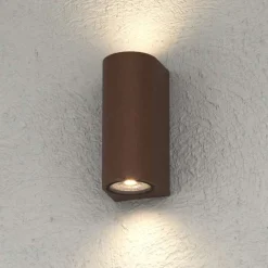Applique Da Esterno-Top Light lione applique corten da esterno moderna ip65