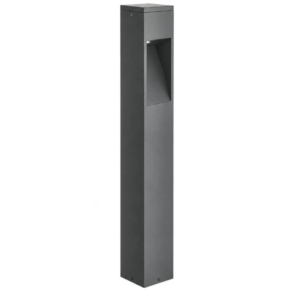 Lampioni Da Giardino-Top Light lisbona lampione da giardino moderno antracite led 12w 3000k ip65
